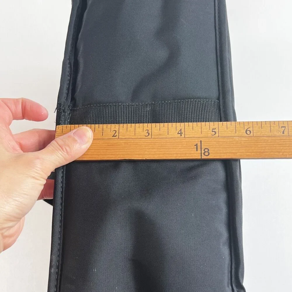 Volcom Messenger Bag Laptop Computer Corporate Black 2 Padded Sleeves Top Handle